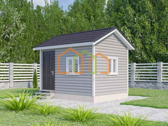Брусовой дачный домик Ивушка (Б)